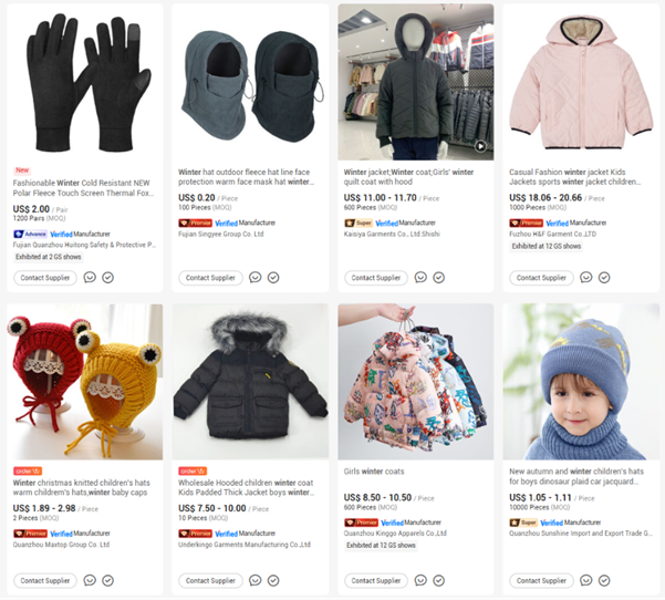 Tìm nguồn hàng sĩ cuối năm: Bộ sưu tập Thời trang Thu Đông đa dạng từ châu Á